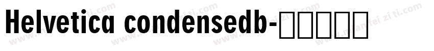 Helvetica condensedb字体转换
